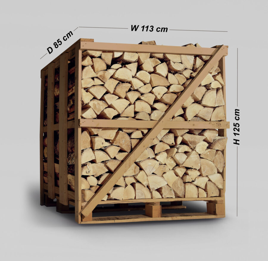 Deluxe Ash/Hardwood Firewood Logs - XL Crate (Next Day)
